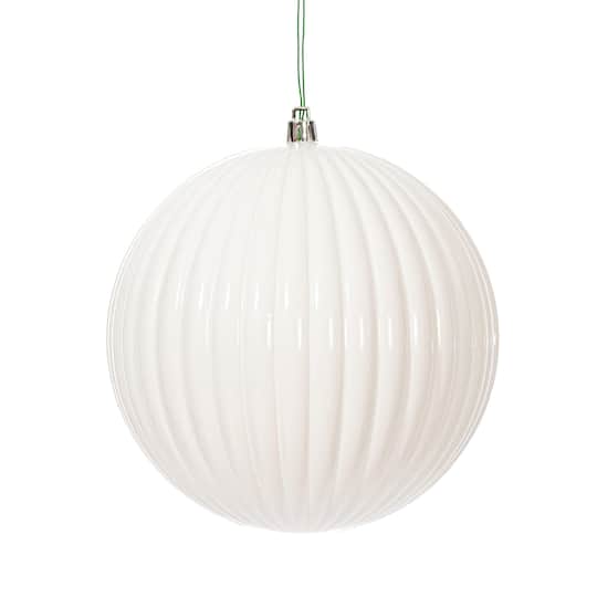 Vickerman 6" Shiny Lined Ball Ornaments